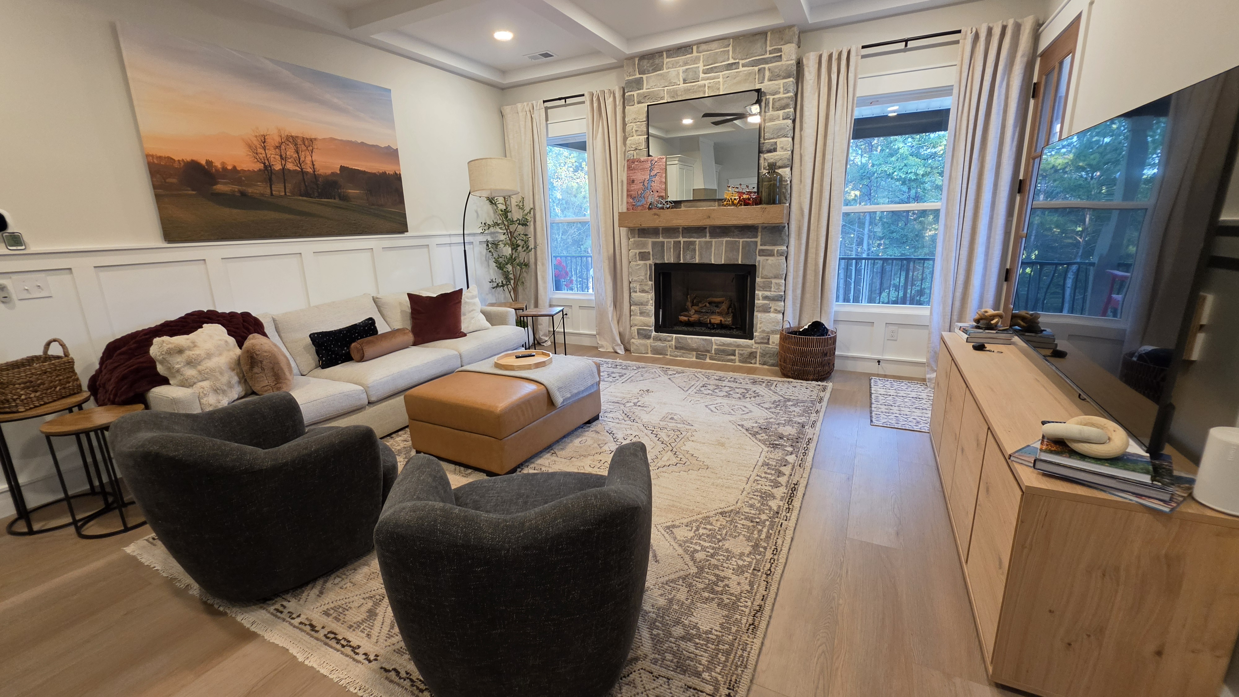 Living room at The Dove