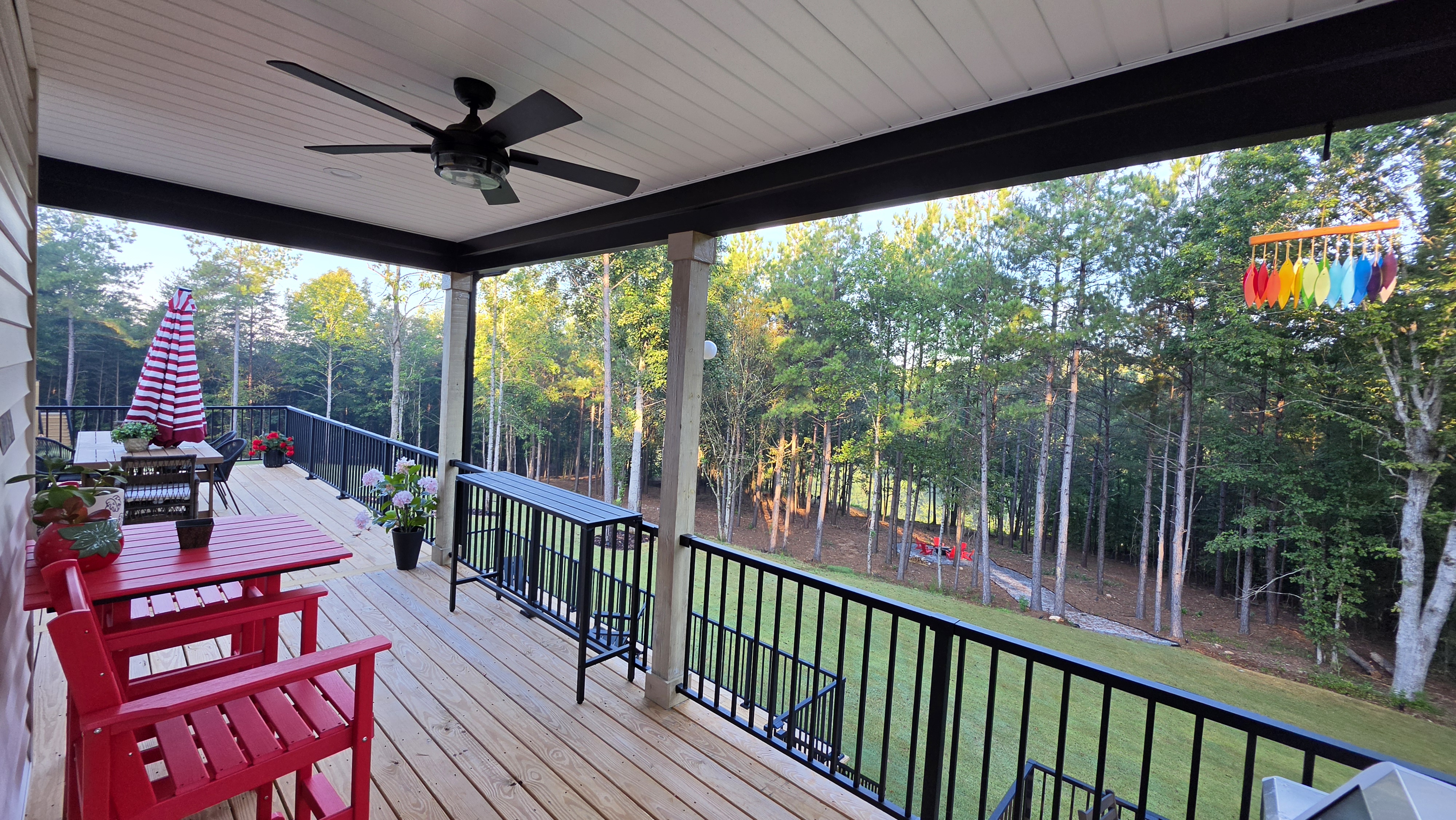 Upper deck at The Dove